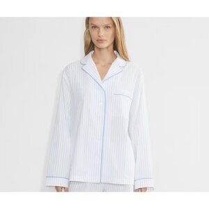 Aritzia Laze Poplin Pajama Shirt